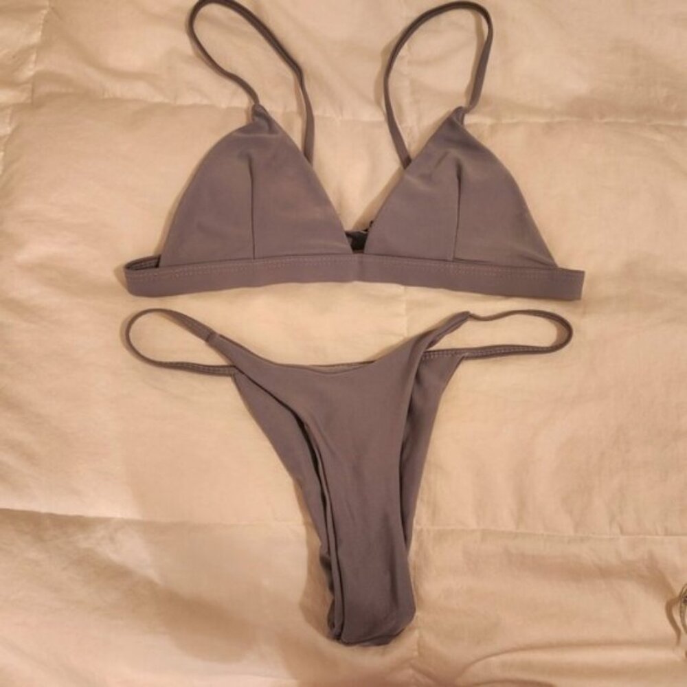 Gray Bikini Set